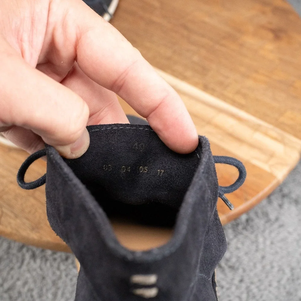 GREATS Chukka Boots Mens 7 Blue Excellent Suede Brooklyn Made In Italy